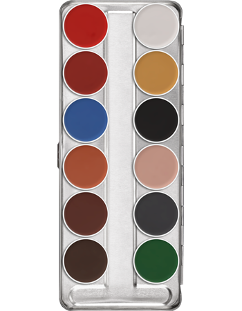 Kryolan Aquacolor 12 palette