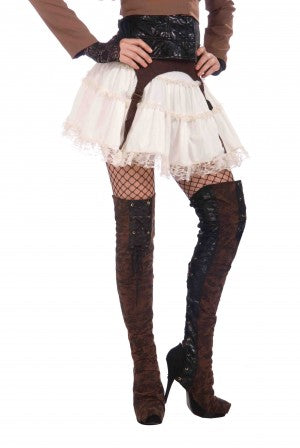 Steampunk Thigh High Boot Covers