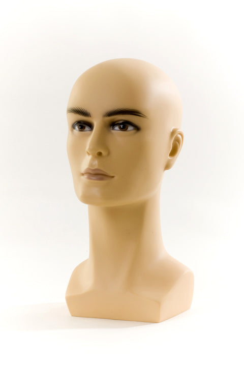 Mannequin Head Rubber Male