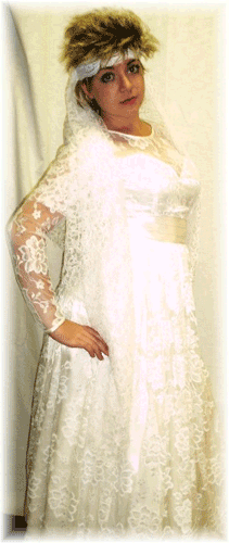 WEDDING DRESS #2 SIZE MEDIUM