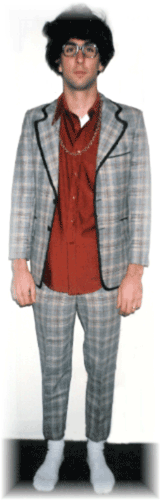 PLAID SUIT NERD Size Medium