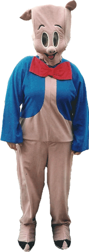 PORKY PIG COSTUME one size fits all