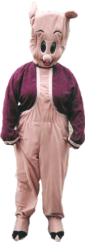 PORKY PIG COSTUME one size fits all