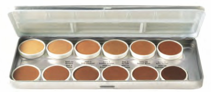Olive-Brown Matte HD Foundation Palette
