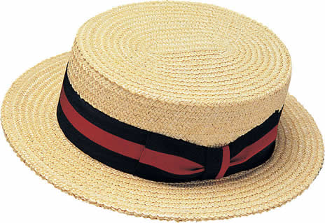 Straw Boater Hat