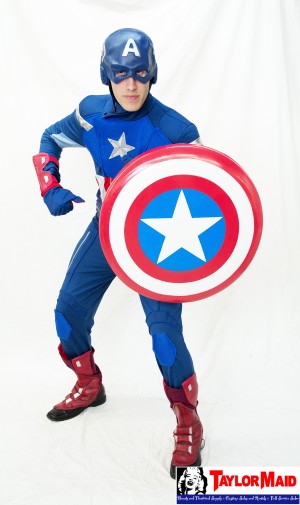 CAPTAIN AMERICA DLX extra large 42-46 size