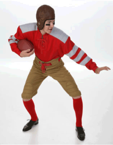 LEATHER HEAD RED large size