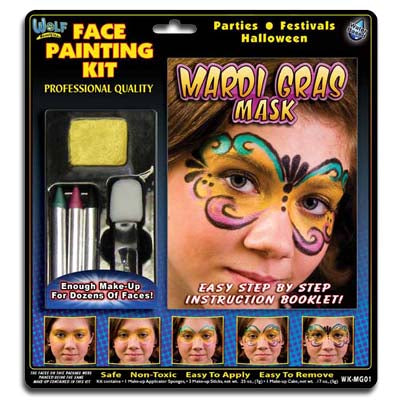 Face Painting Kit - Mardi Gras