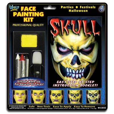Face Painting Kit - Skull