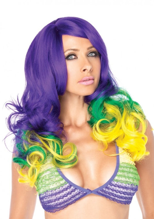 Carnival Tri-Color Wigs by Leg Avenue