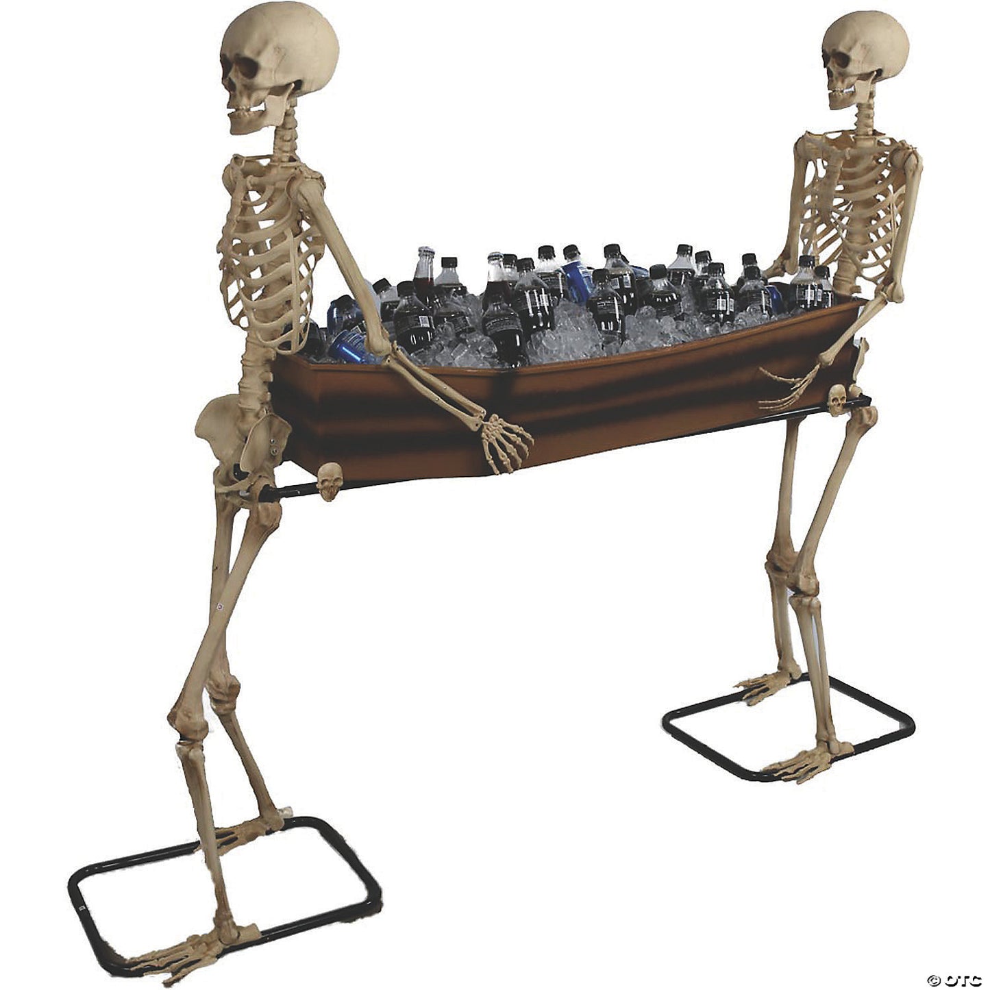 Poseable Skeletons Carrying Coffin