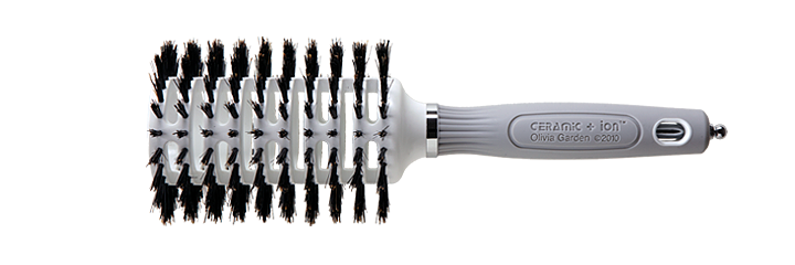 Olivia Garden - Ceramic Ion Turbo Vent Boar Round 3 1/4 in