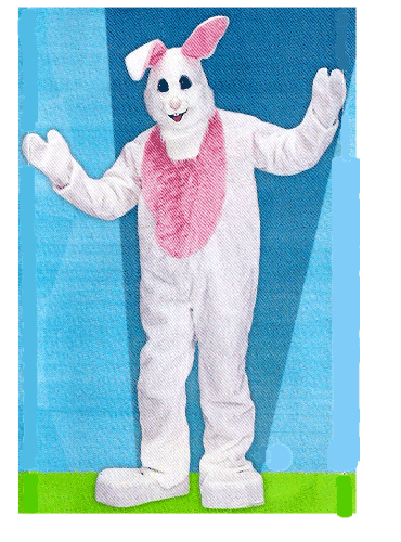 WHITE BUNNY one size fits all