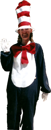 CAT IN THE HAT COSTUME one size fits all