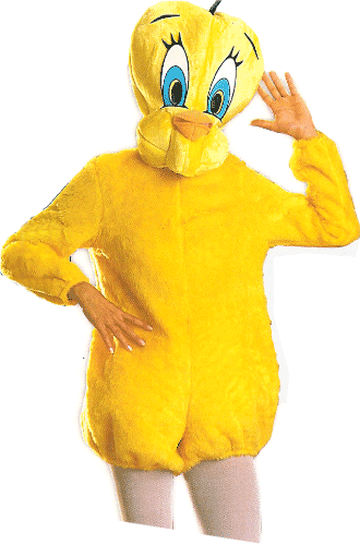 TWEETY BIRD COSTUME one size fits all