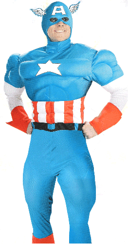 CAPTAIN AMERICA one size